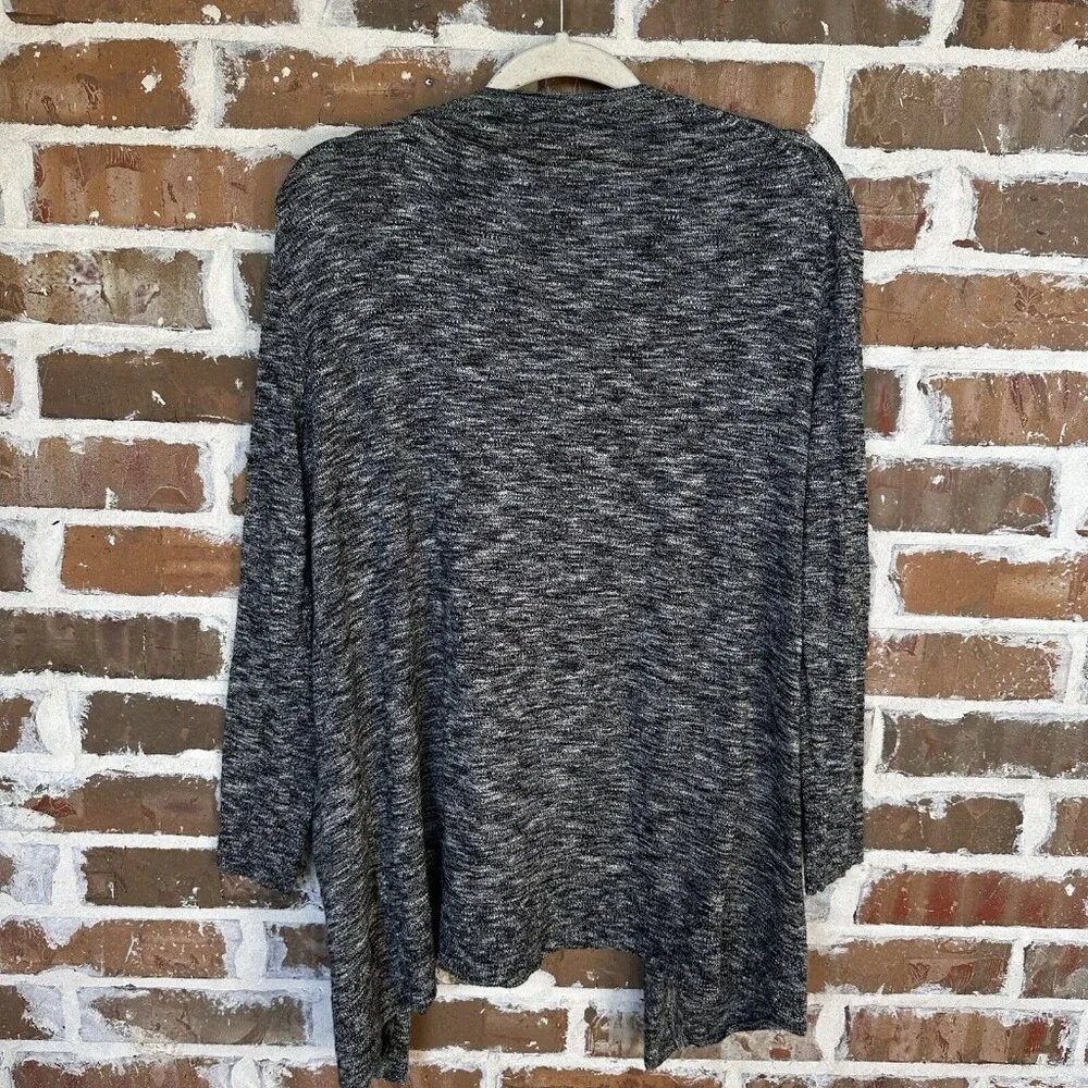 Madewell Landscape Cardigan Sweater‎ Women's Small Marbled Gray Pockets